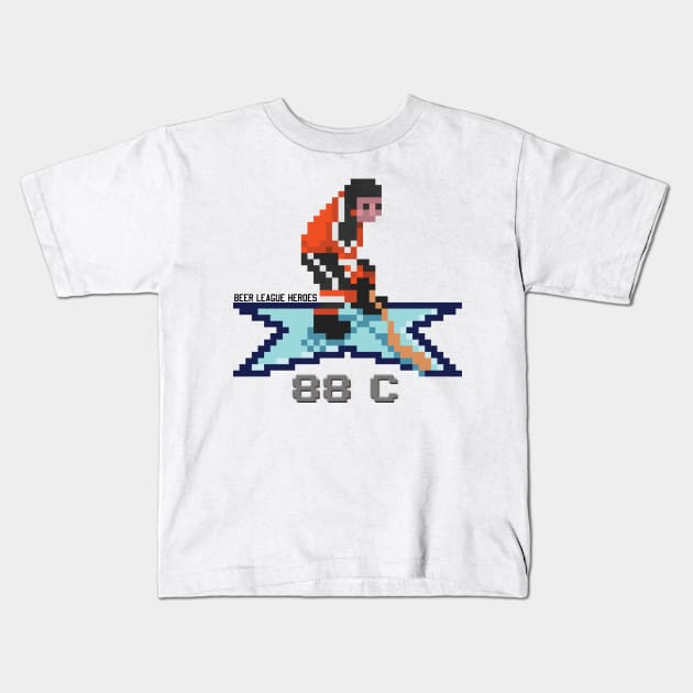 16-Bit Legend: Eric Lindros Kids T-Shirt by Beerleagueheroes.com Merch Store